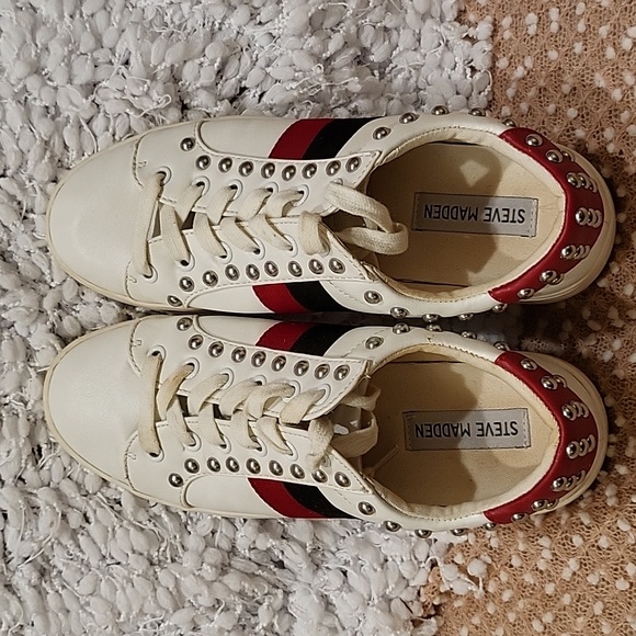Steve Madden Studded Sneakers - Picture 8 of 12